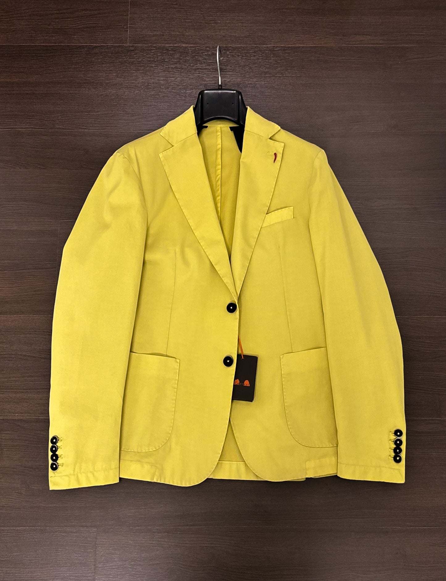 Giacca in cotone Regular fit - Giallo limone